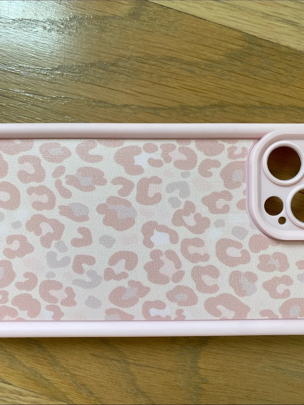 Pink Leopard Print iPhone 13 Pro Max Case - Compatible Protective Cover